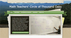 Desktop Screenshot of mathteacherscircleto.org
