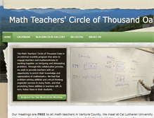 Tablet Screenshot of mathteacherscircleto.org